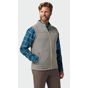 Stio Wilcox ReLofton Fleece Vest Men's Size Large in Faded Oak Heather